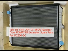 206-03-51111 20Y-03-14120 Radiator Kern KOMATSU Graafmachine Onderdelen Voor PC200-5C