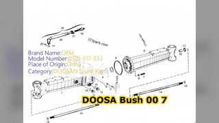 DOOSA graafmachinebus 00-7- onderdelen