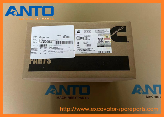 4955352 3802070 6D102-6732313410 Staaf Hoofdlagers CUMMINS Onderdelen voor PC200-8 6D107