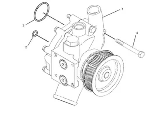 352-2125 3522125 Waterpomp Graafmachine Motoronderdelen Voor C9 330D 336D 336D2 340D