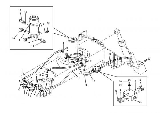 VOE948700 O-ring graafmachine onderdelen voor VOE EC140B EC160B EC160C EC160D EC180B