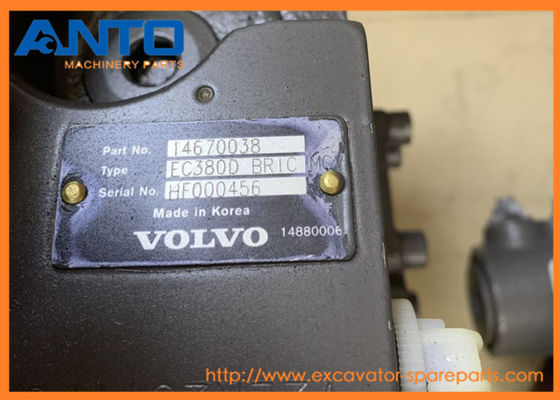 VOE14670038 14670038 het Hoofdgraafwerktuig Valve van  EC380D van de Controleklep