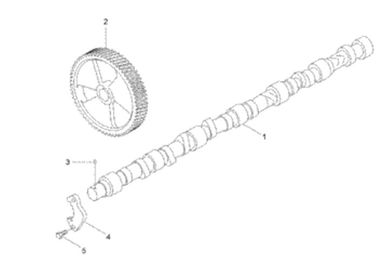 Graafwerktuig 4BT 3,9 Motornokkenas 3929885 R140LC7